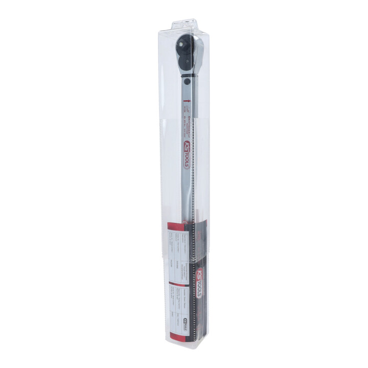 KS Tools Aktion 1/2" ERGOTORQUE®precision Ratschen-Drehmomentschlüssel, 40-200Nm, rot