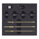 KS Tools Alesatori per candelette 3in1, 9pz.-5