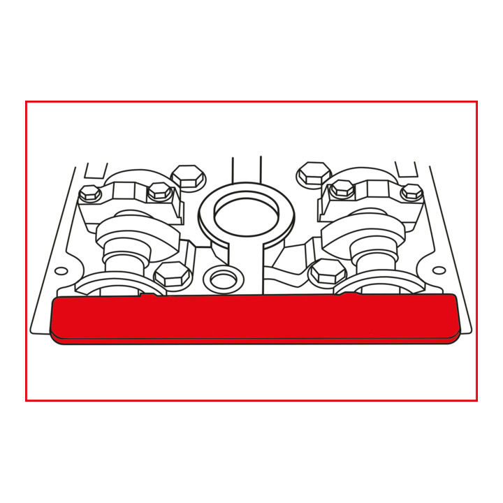KS Tools Alfa Romeo / Fiat / GM / opel - motor afstel gereedschap set, 7 stuks