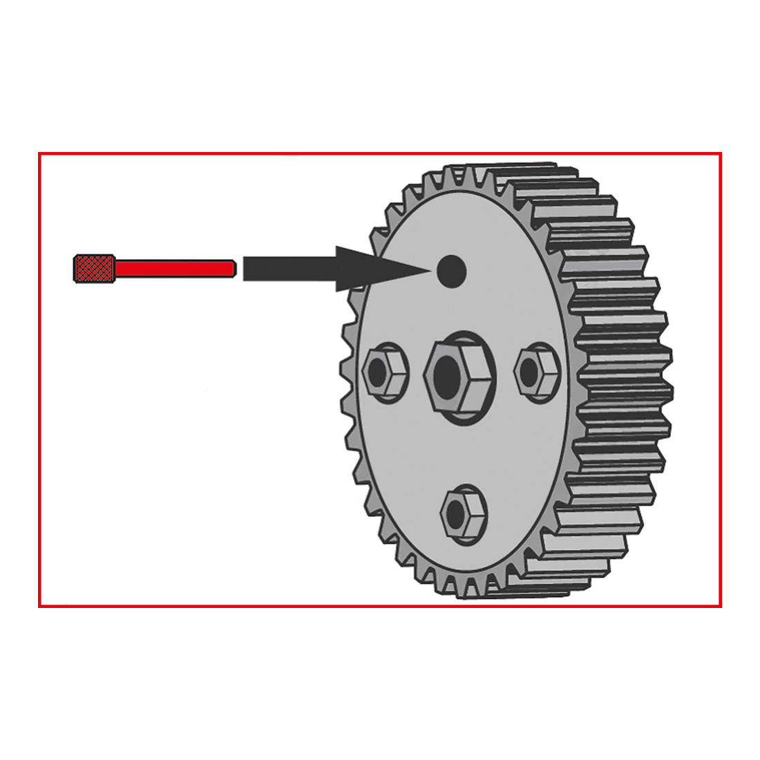 KS Tools Alfa Romeo / Fiat - motor afstel gereedschap set, 7 stuks