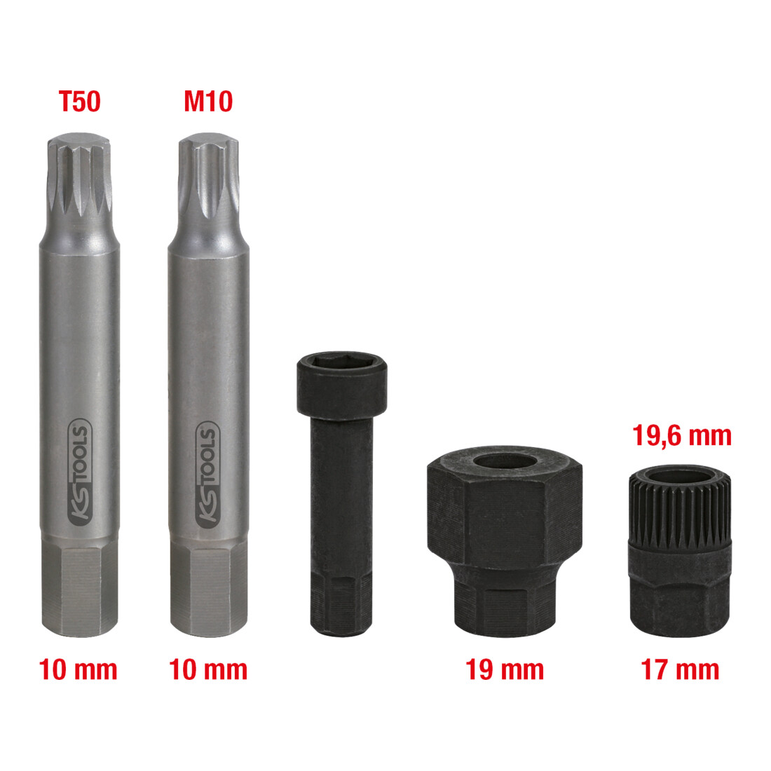 KS Tools Alternator-combinatiesleutelset, 5-delig
