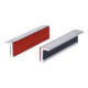 KS Tools Alu-Schraubstock-Schonbacken,Gummibesatz,140mm