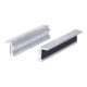 KS Tools aluminium bankschroefbekken, 140mm, trapeziumvormige sleuf