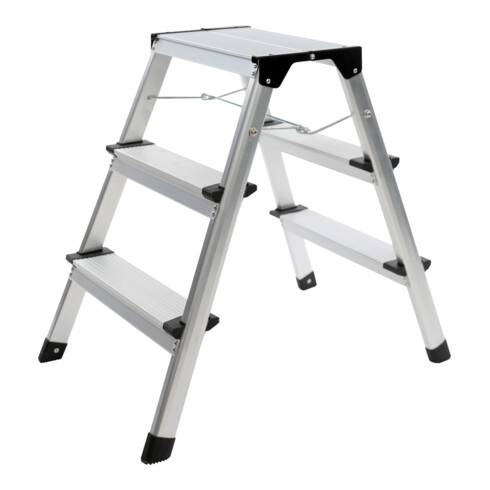 KS Tools Aluminium-Stufen-Stehleiter
