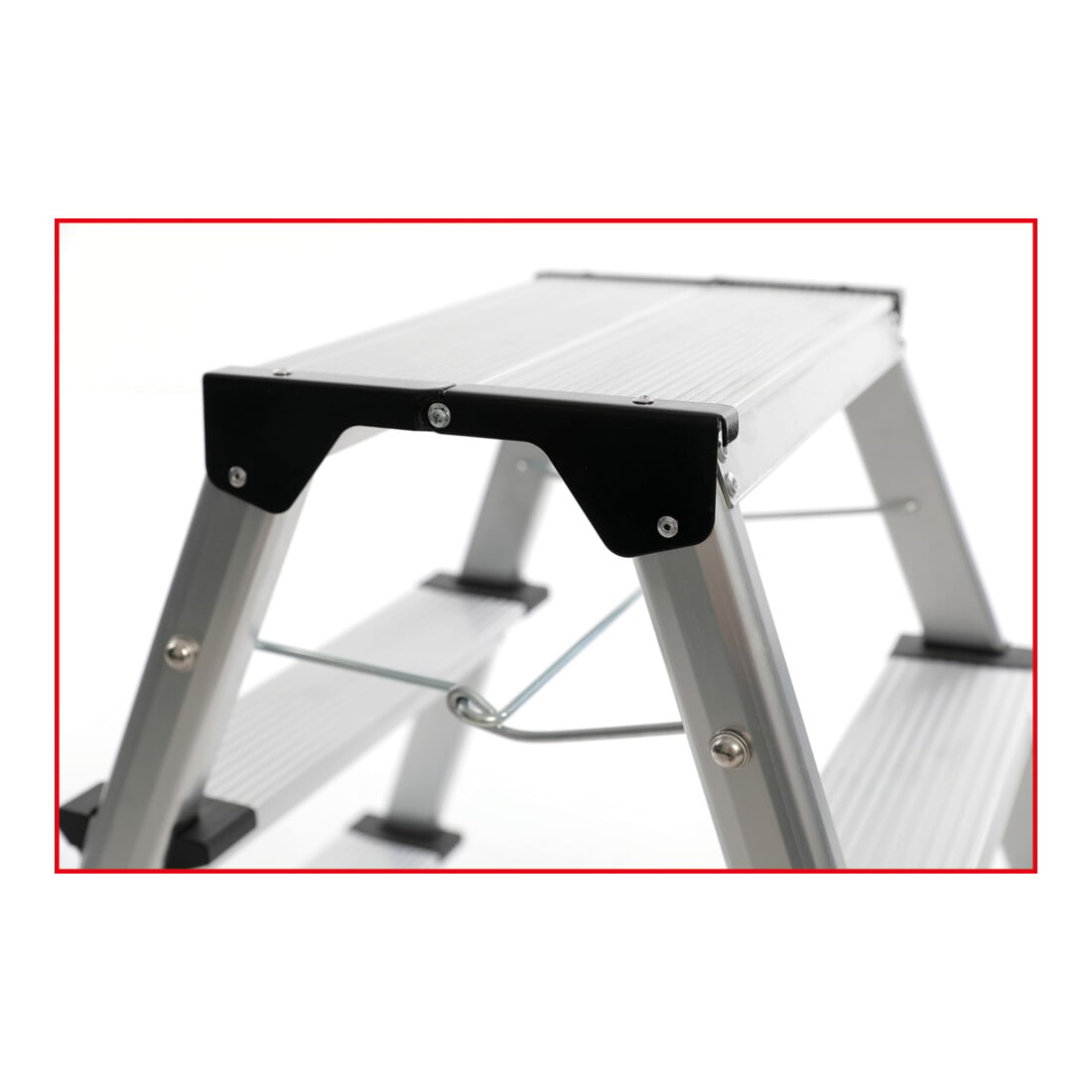 KS Tools Aluminium-Stufen-Stehleiter