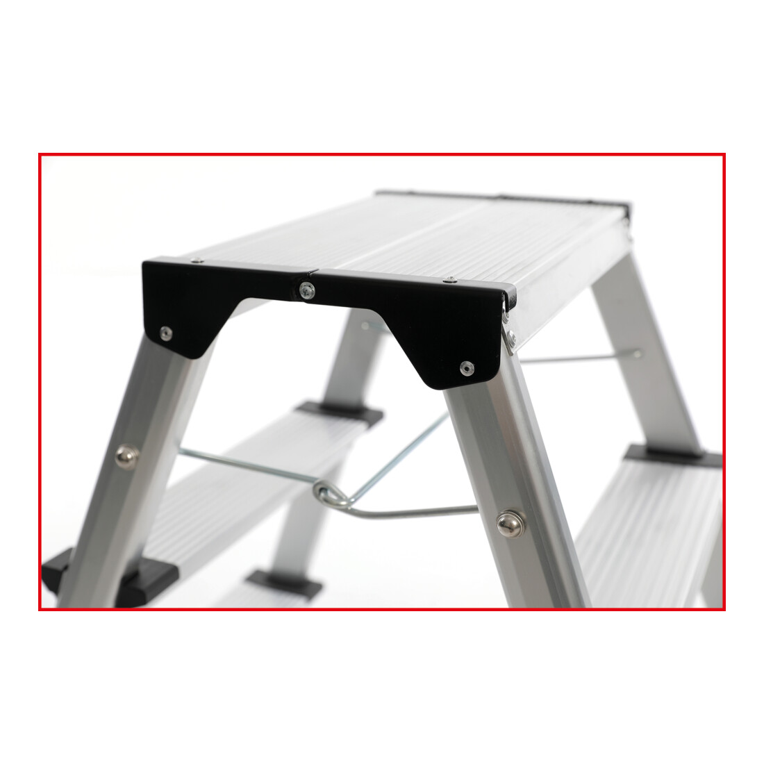 KS Tools Aluminium-Stufen-Stehleiter