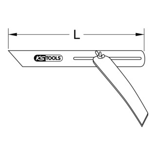 KS Tools Angolo regolabile con gamba in acciaio