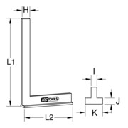 KS Tools Anschlagwinkel, 400mm-4