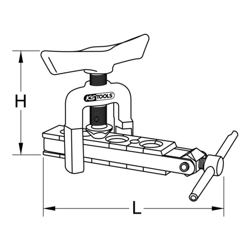 KS Tools Appareil à collets en pouce