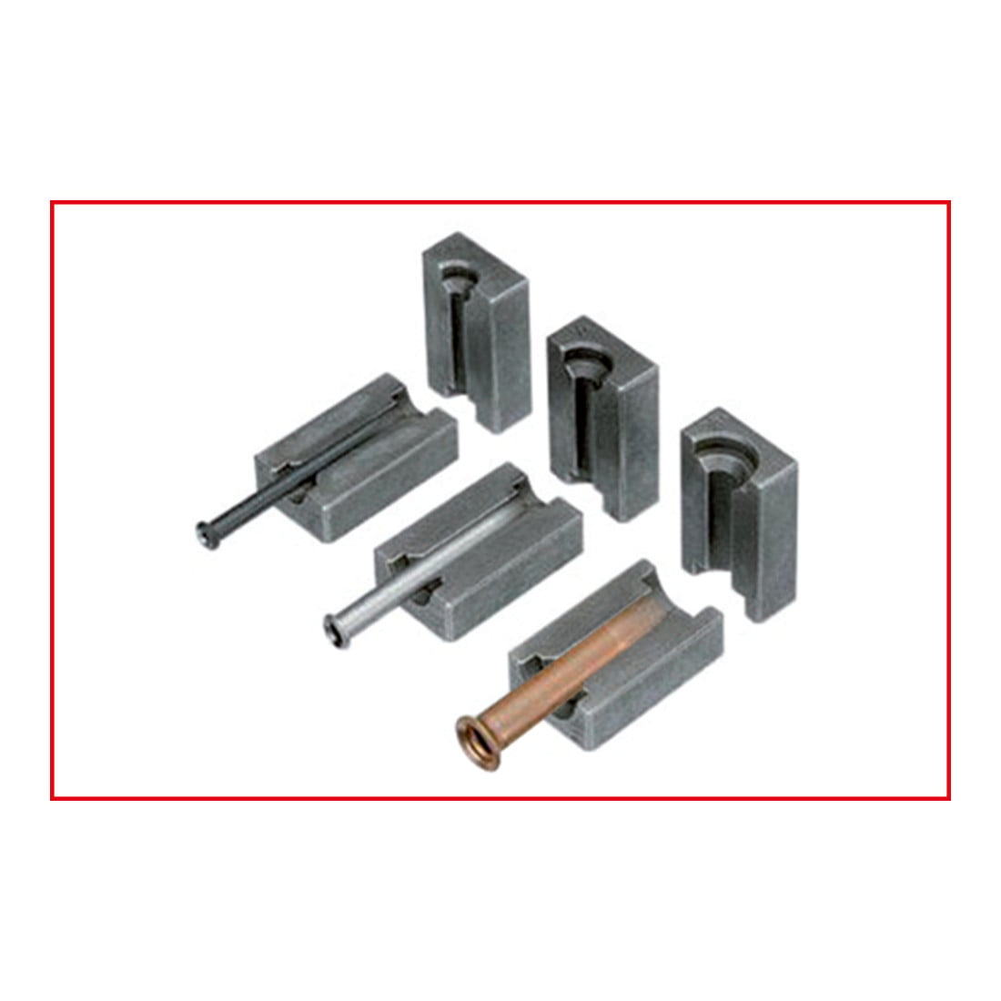 KS Tools Appareil à collets pour conduites de frein avec vérin hydraulique FLAREFIX 1, 16 pcs.