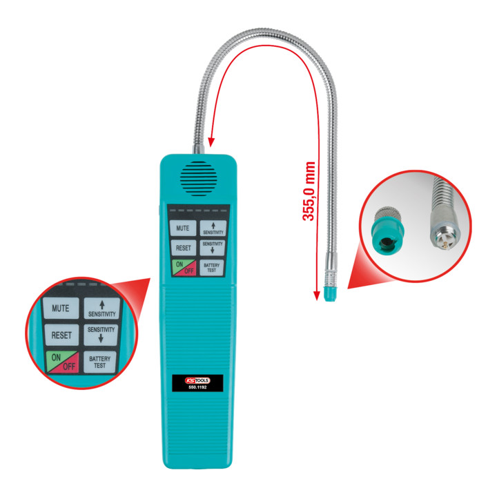 KS Tools Appareil de détection des fuites pour systeme de climatisation