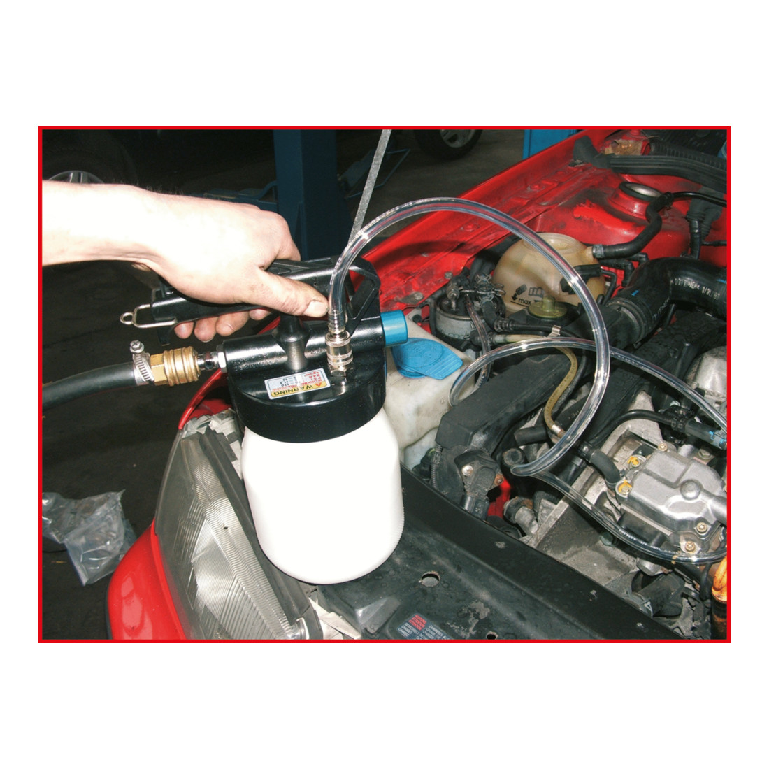 KS Tools Appareil de purge pour moteurs diesel, 11 pcs.