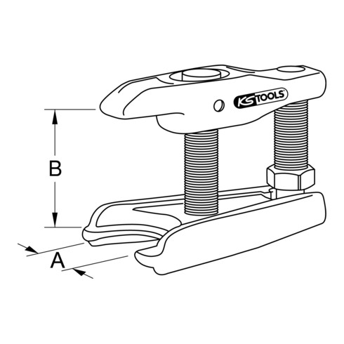 KS Tools Extracteur universel d'articulation à rotule KS Tools