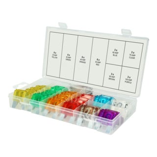 KS Tools assortiment autozekeringen, 20-100A, 36 stuks.