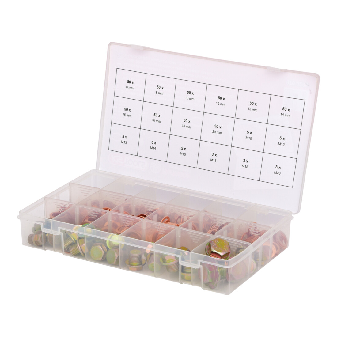 KS Tools Assortiment de vis de vidange carter et joint, 534 pcs.