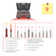 KS Tools Assortiment d'extracteurs de cosses pour Opel / fiche GM, 10 pcs.