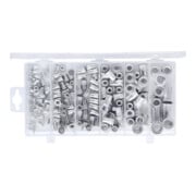 KS Tools assortiment draadnagels, aluminium, M3x9mm-M10x21mm, 150-dlg.-4