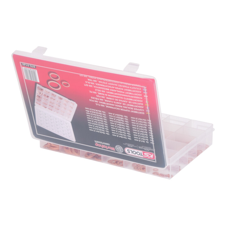 KS Tools assortiment koperen afdichtingsringen, M5-28, 300 dlg
