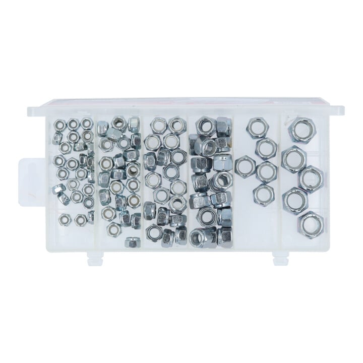 KS Tools assortiment moeren, zelfborgend, UNF, 100 delig