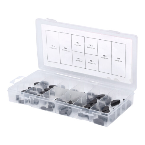 KS Tools assortiment veerwiggen, 80 delig