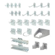 KS Tools Assortimento di ganci per piastre perforate, 28pz.