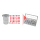 KS Tools Assortimento di rivetti filettati, alluminio, M3x9mm-M10x21mm, 150pz.-1