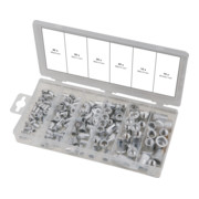 KS Tools Assortimento di rivetti filettati, alluminio, M3x9mm-M10x21mm, 150pz.-2