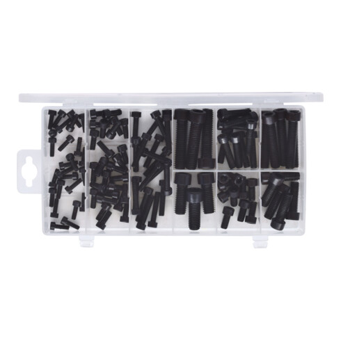 KS Tools Assortimento di viti ad esagono cavo, metriche, 106pz.