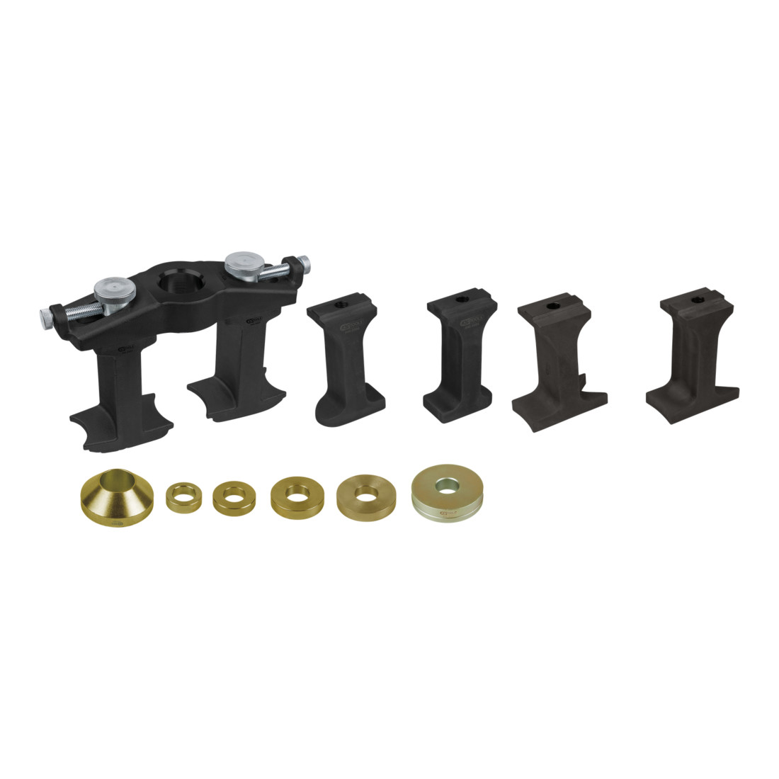 KS Tools Attrezzi universali per smontaggio cuscinetti ruota avvitati e compatti, 17pz.