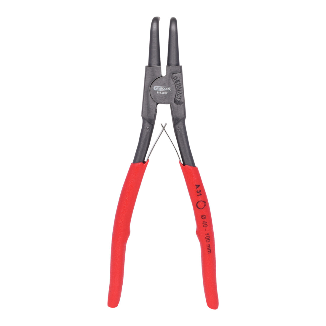 KS Tools Aussen-Sicherungszangen, abgewinkelt, 40-100 mm