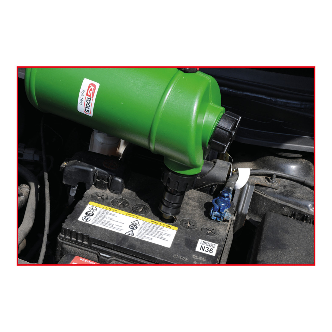 KS Tools automatische batterijcelvuller 2 liter