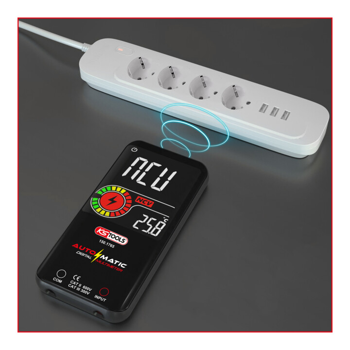 KS Tools Automatische digitale multimeter incl. testpennen
