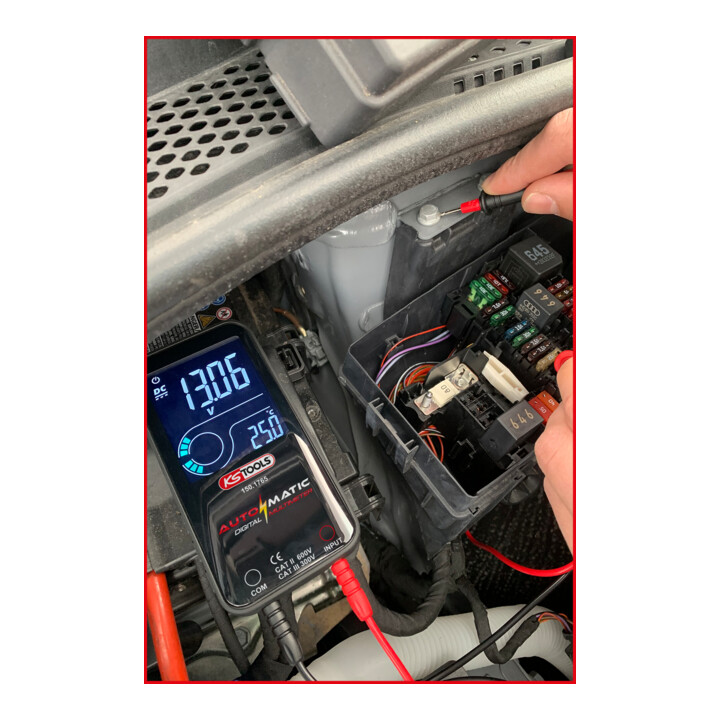 KS Tools Automatische digitale multimeter incl. testpennen