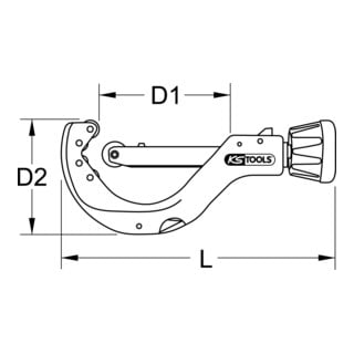KS Tools automatische pijpsnijder voor koperbuizen