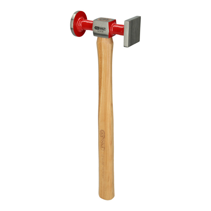 KS Tools autoschade standaard hamer, groot rond/hoekig/ gebogen, 325mm