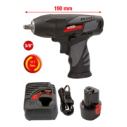 KS Tools Avvitatore a impulsi a batteria 3/8" 117Nm, 1.870 giri/min, con 1 batteria e 1 caricatore-1