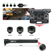 KS Tools Axialgelenk-Spezialschlüssel-Satz, 4-tlg.-2