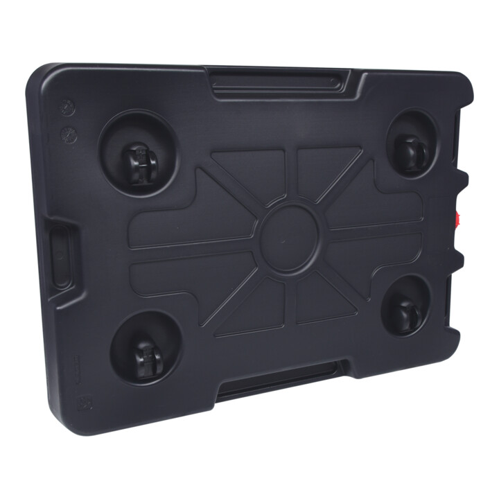 KS Tools Bac de récupération 30 litres, extra plat, sur roulettes