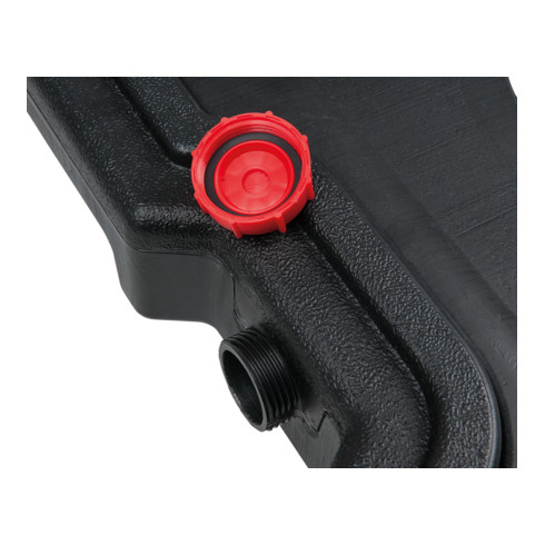 KS Tools Bac de récupération 30 litres, extra plat, sur roulettes