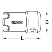 KS Tools Badewannenadapter für Ventilfix, 53mm-3