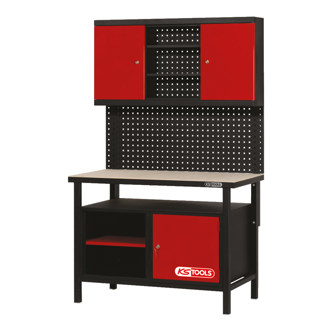 KS Tools Banco da lavoro con 1 porta, H840xL1200xD600mm