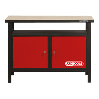 KS Tools Banco da lavoro professionale con 2 ante, H840xL1200xD600mm