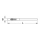 KS Tools Barres de montage BRONZEplus 800 mm