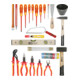 KS Tools Basic Elektriker-Werkzeugkoffer, Metallkiste, 30-teilig-1