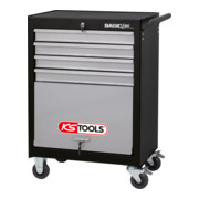 KS Tools BASICline Werkstattwagen, schwarz/silber-1