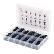 KS Tools Befestigungs-Clip-Satz - Einschraubnieten, 240-teilig-2