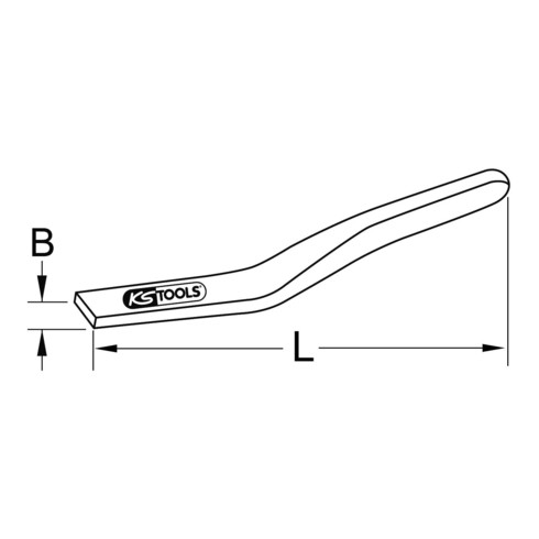 KS Tools BERYLLIUMplus breeuwijzer / breeuwgereedschap