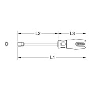 KS Tools BERYLLIUMplus inbusschroevendraaier (inch)-3