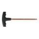 KS Tools BERYLLIUMplus inbussleutel, T-greep 4 mm, met kogelkop