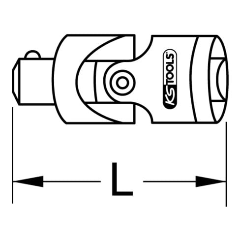 KS Tools BERYLLIUMplus Kardangelenk 1/4"